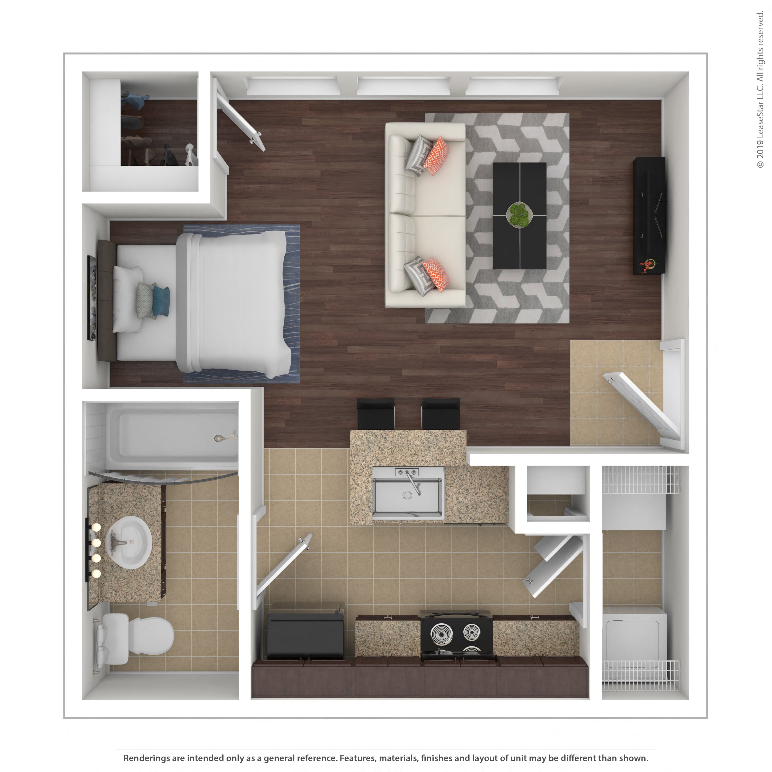 Floor plan layout diagram for 0A